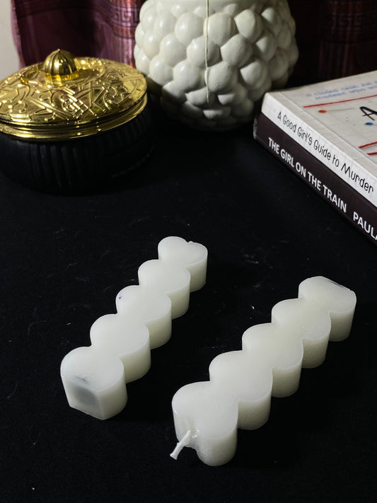 Heart stick candles