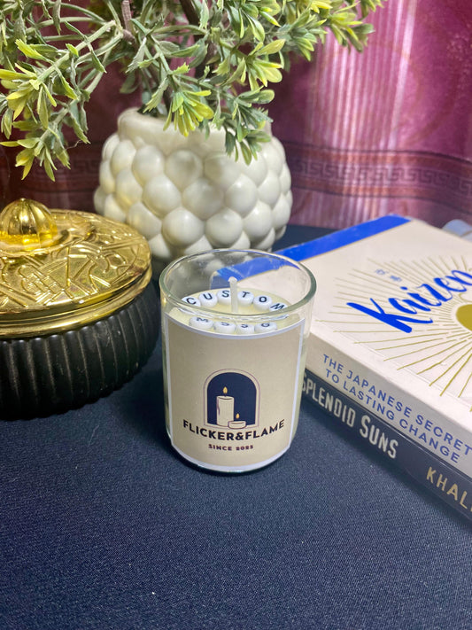 Custom Message Jar Candle